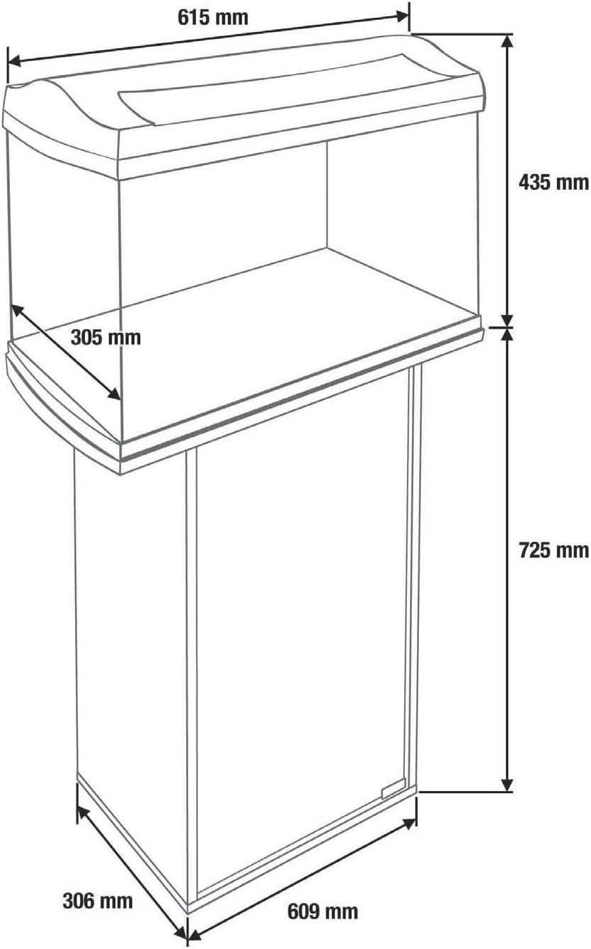 Tetra Aquarium Unterschrank - speziell für AquaArt Discovery Line 60 L Aquarien entwickelter Aquariu
