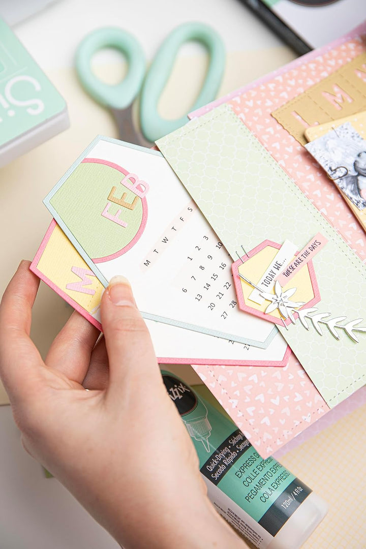 Sizzix ScoreBoards Plus Die Frame Pocket Journal von Eileen Hull | 666152 | Steel-Rule Stanzschablon