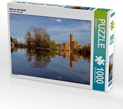 CALVENDO Puzzle Halle an der Saale 1000 Teile Lege-Grösse 64 x 48 cm Foto-Puzzle Bild von wkbilder,