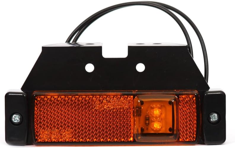 LED-MARTIN® 6er Sparset SU5 Umrissleuchte - inkl. Halter - gelb/orange - zugelassen für den Strassen