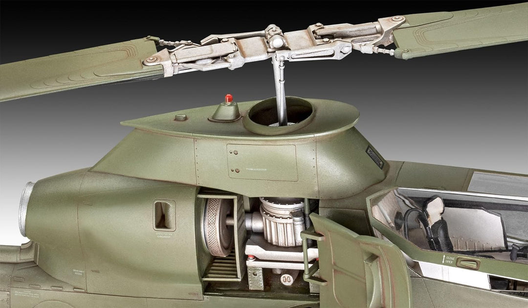Revell Modellbausatz AH-1G Cobra I Erster Kampfhubschrauber seiner Art I Detailgetreue Nachbildung i