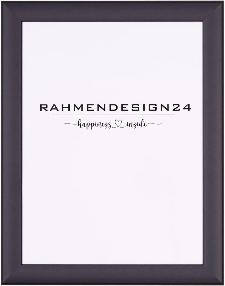 Rahmendesign24 Bilderrahmen Fiona 50x50 Anthrazit Fotorahmen, Wechselrahmen, Posterrahmen, Puzzlerah