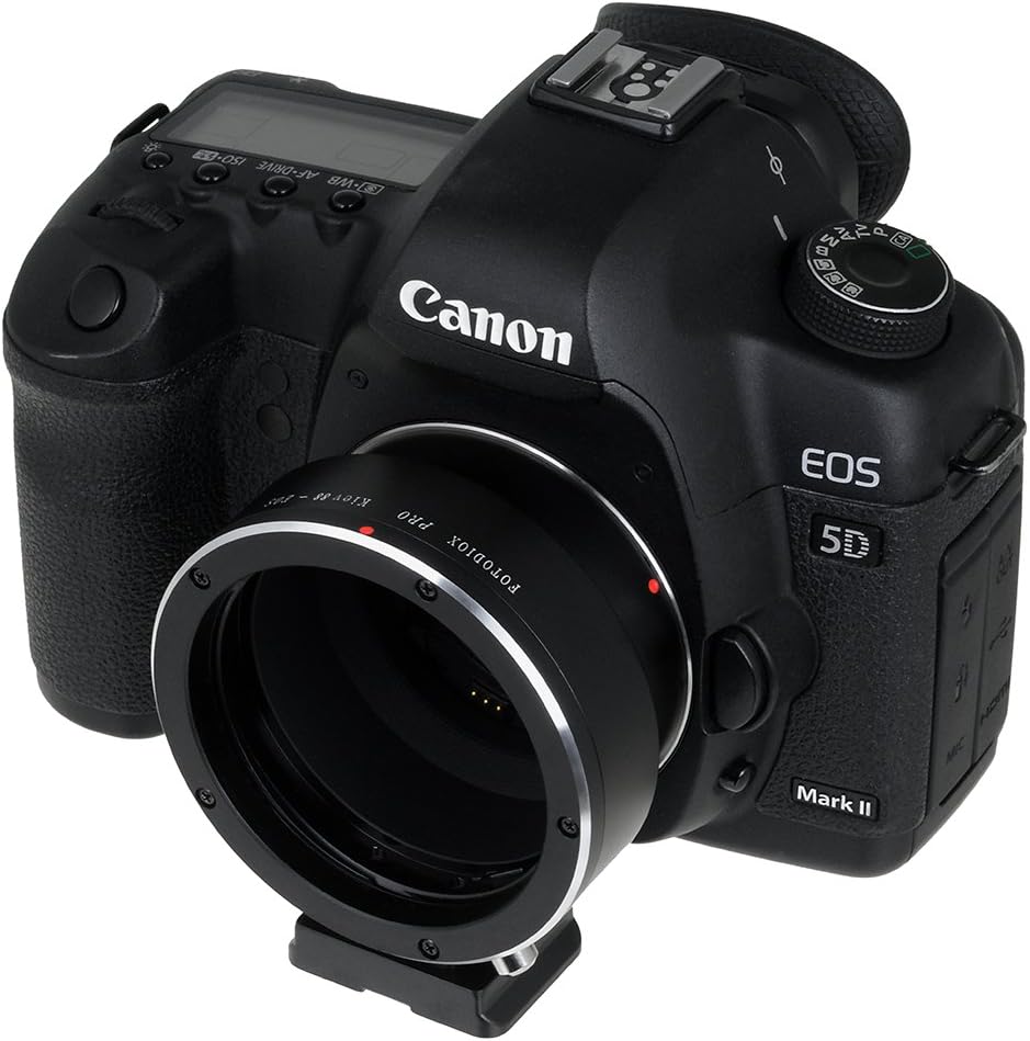 Fotodiox Pro Lens Mount Adapter Compatible with Kiev 88 Lenses on Canon EOS EF/EF-S Cameras Kiev 88
