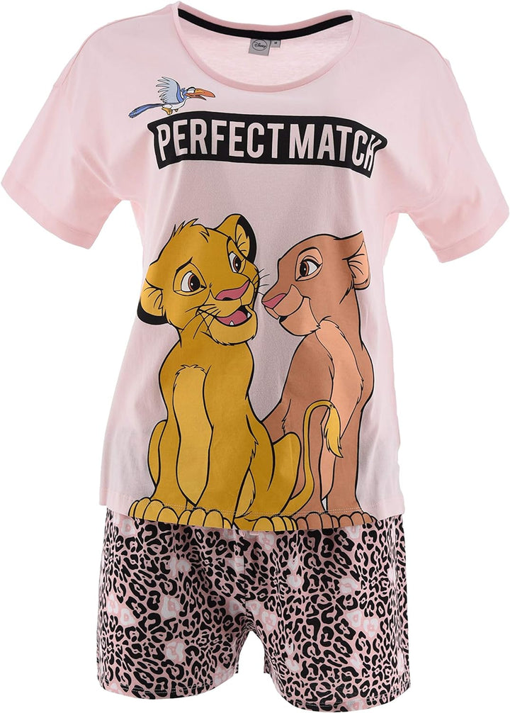 The Lion King Damen Kurz Pyjama Schlafanzug