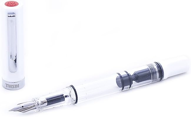 TWSBI Eco Füllfederhalter weiss F Kolbendosierer