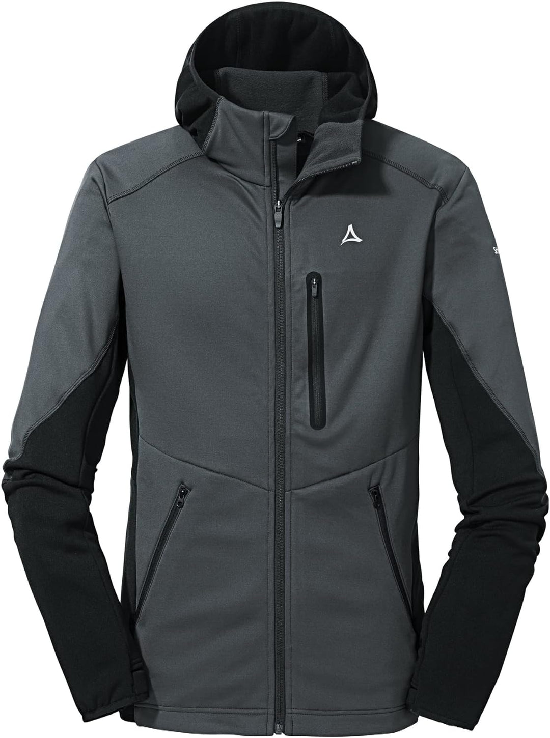 Schöffel Herren Fleece Hoody Lodron M, atmungsaktiver Fleece Pullover mit hoher Bewegungsfreiheit, f