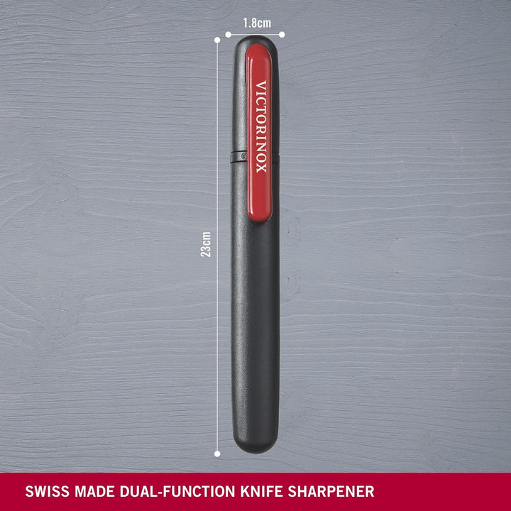 Victorinox Taschenmesser Ranger Grip 55 (12 Funktionen, Feststellklinge, Säge) rot/schwarz Bundle mi