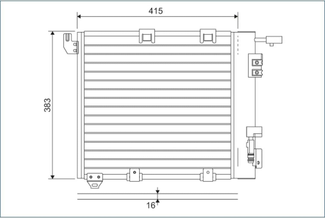 VALEO Kondensator Klimaanlage 817506