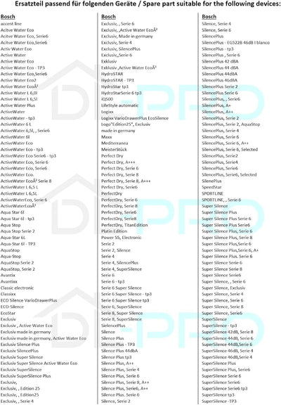 DL-pro Magnetventil-Reparatursatz für Bosch Siemens 645701 00645701 Füllventil Ventil Aquastopventil