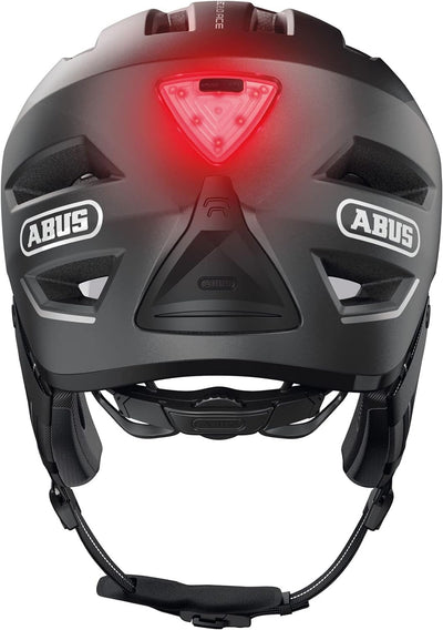 ABUS Stadthelm Pedelec 2.0 ACE - Fahrradhelm mit Rücklicht, Visier, Regenhaube, Ohrenschutz - für Da