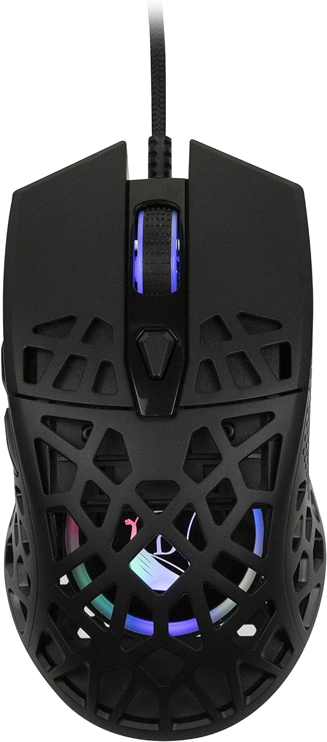 Konix Drakkar Kabelgebundene Gaming-Maus Aegir Ultra Light 70 g für PC - 7 Tasten - 7 DPI-Stufen - R