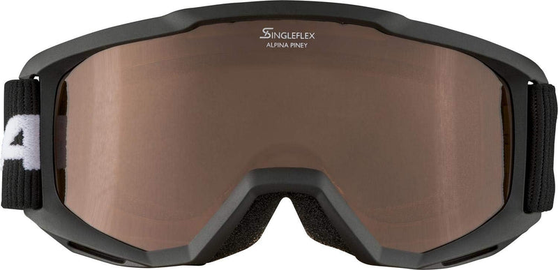 ALPINA NAKISKA - Beschlagfreie, Extrem Robuste & Bruchsichere OTG Skibrille Mit 100% UV-Schutz Für E