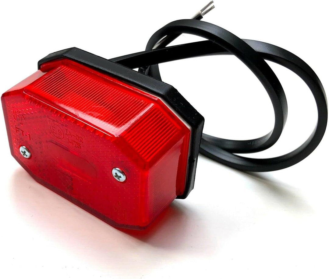 MelTruck® 2x Rote LED Begrenzungsleuchte Umrissleuchte für LKW Anhänger Trailer Wohnwagen