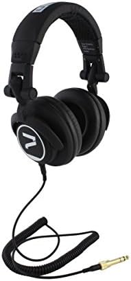 7even Headphone black / Dj, Hifi, Sport Kopfhörer schwarz , dreh-klappbar, tauschbares Kabel, 110db,