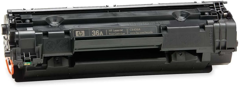 HP 36A 2er-Pack (CB436AD) Schwarz Original Toner für HP Laserjet M1120, HP Laserjet M1522, 2er-Pack