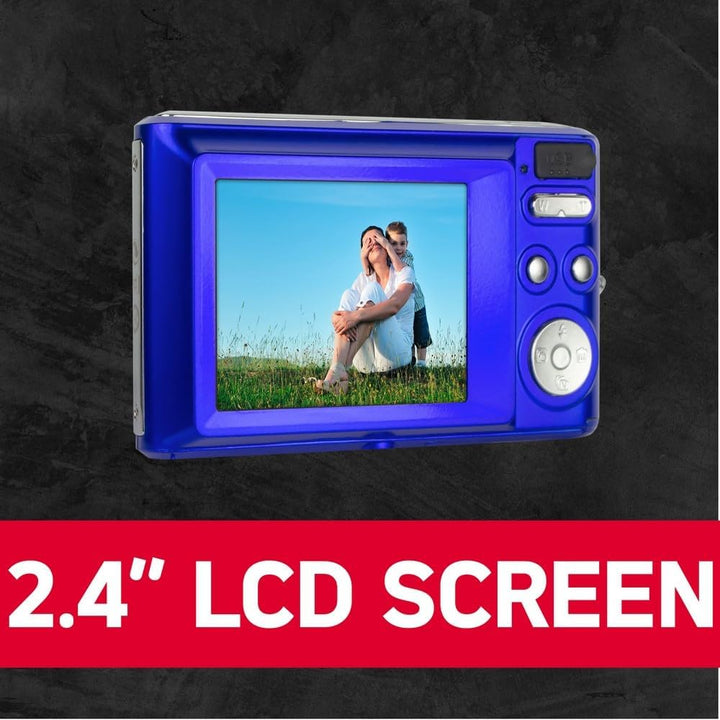 AGFA PHOTO Realishot DC5500 Kompakt-Digitalkamera, 24 MP, 2,4 Zoll LCD, 8-facher Digitalzoom, Lithiu