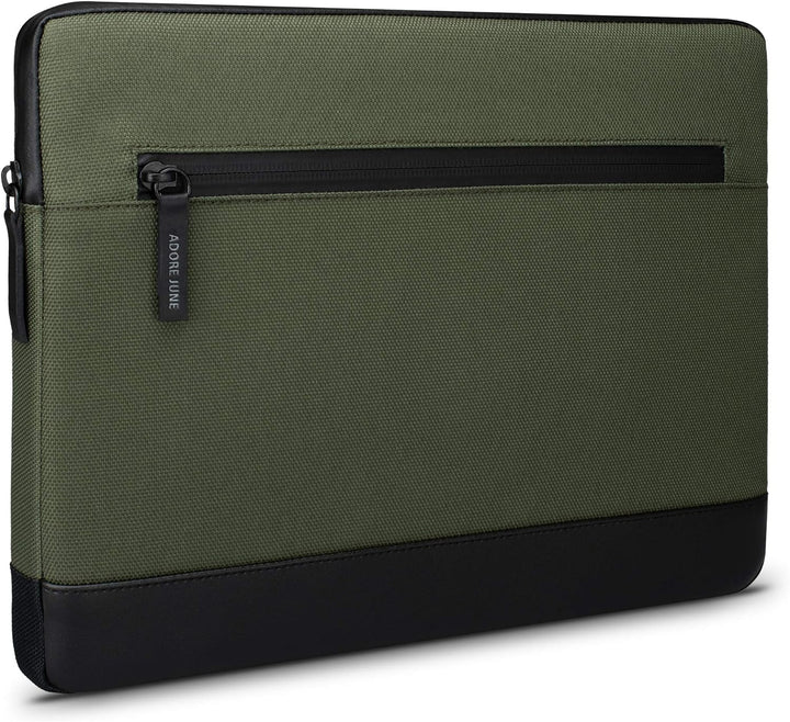 Adore June 16 Zoll Bent Laptop Tasche Oliv Grün kompatibel mit MacBook Pro 16 2023 2021, Nachhaltige