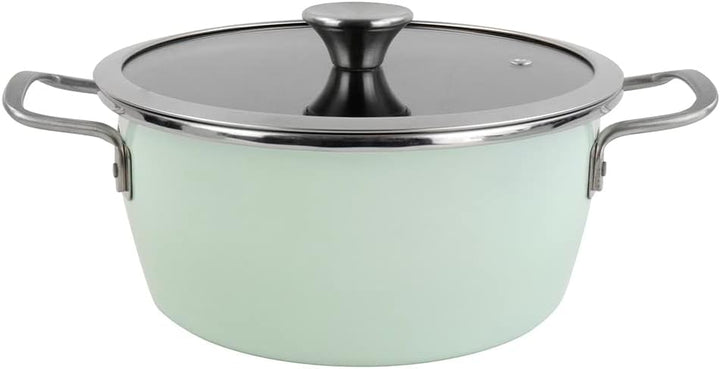 Magefesa Nordic Kochtopf 24 cm mit zweischichtiger Antihaftbeschichtung, verstärkt mit Emaille ausse