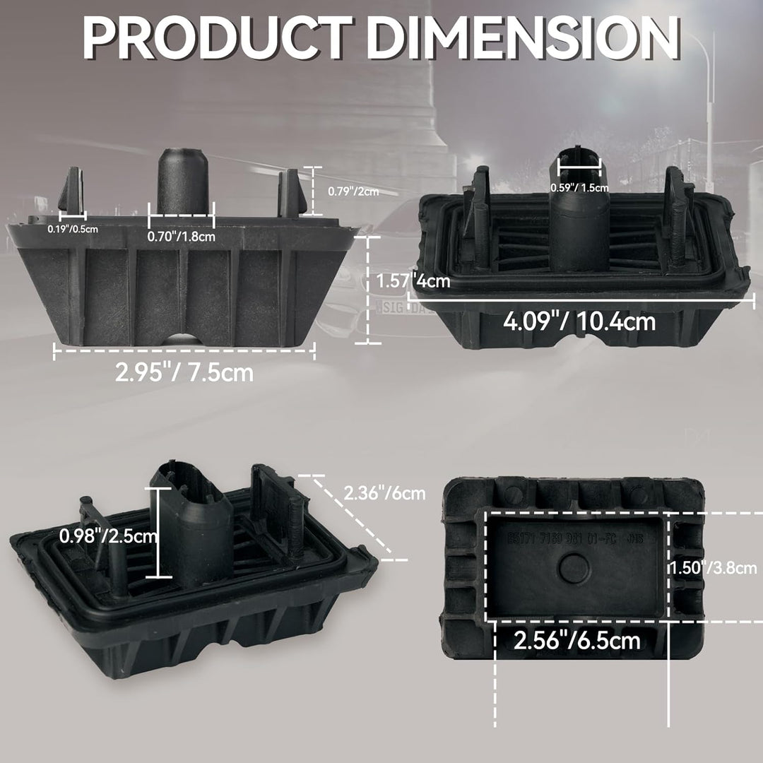 Wagenheber Aufnahme Hebebühne vorne und hinten Gummiauflage Gummiblock Wagenheberaufnahme Adapter Pa