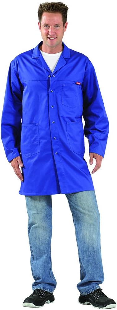 Planam 0850046 MG 260 Berufsmantel, Kornblau, Grösse 46 Kornblau 46, Kornblau 46