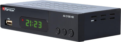 RED OPTICUM AX C100 HD Kabelreceiver mit PVR-Aufnahmefunktion I Digitaler Kabel-Receiver HD - EPG -