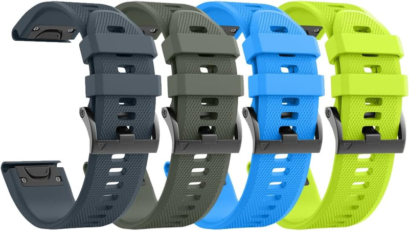 ANBEST Kompatibel mit Fenix 5X/Fenix 6X/Fenix 7X Armband, 26mm Schnellverschluss Ersatzarmband für F