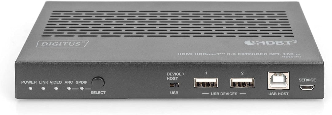 Digitus HDMI KVM Extender - 4k/60Hz - Sender & Empfänger - HDBaseT 3.0 - HDMI 2.0b - USB 2.0 - Reich