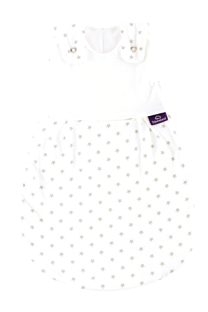 Träumeland S0101401 Aussenschlafsack LIEBMICH Sternchen grau, Grösse 44, mehrfarbig