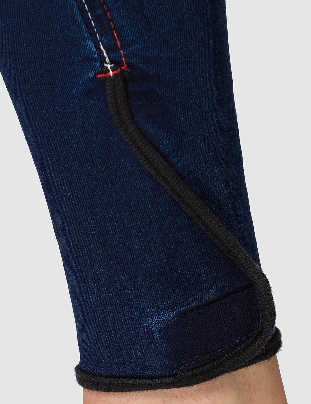 HKM Herren Reithose Summer Denim mit 3/4 Alos Besatz 36 Jeansblau/Dunkelblau, 36 Jeansblau/Dunkelbla