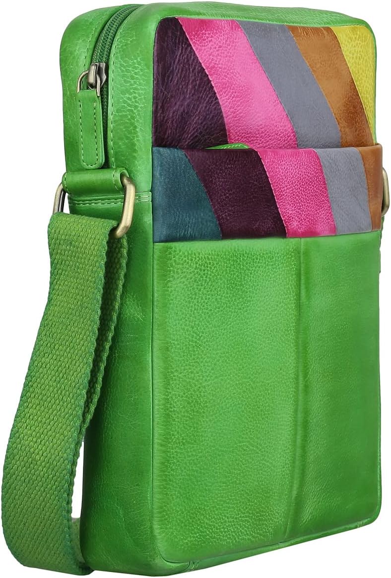 Greenburry Candy-Shop Umhängetasche Leder 21 cm Forest, Forest