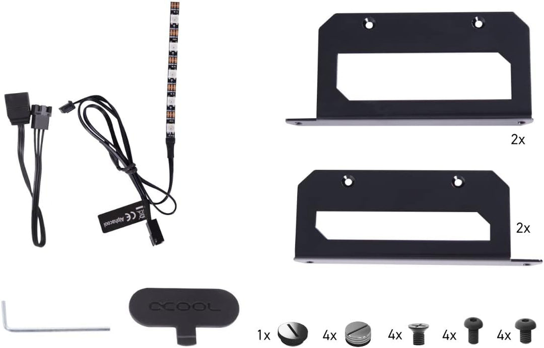 Alphacool Rise Flat Reservoir DDC Ausgleichsbehälter mit Pumpe