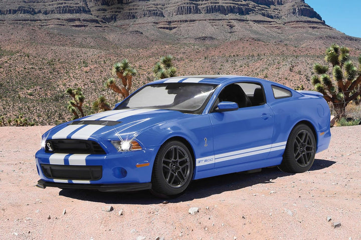 JAMARA 404540 - Shelby GT500 1:14 2,4GHz - offiziell lizenziert, bis 1 Std. Fahrzeit bei 11 Km/h, LE