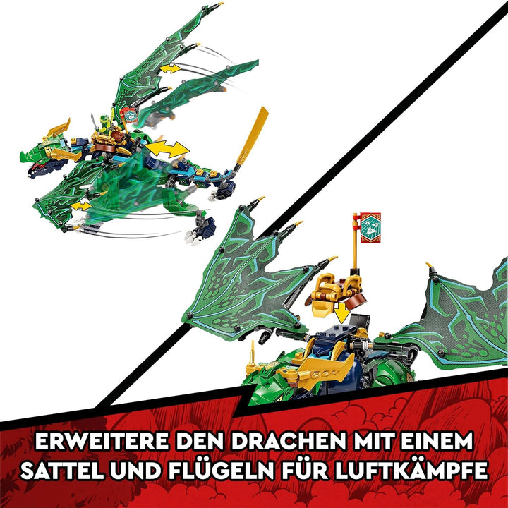 LEGO 71766 NINJAGO Lloyds legendärer Drache, Spielzeug für Jungen und Mädchen ab 8 Jahren mit Drache