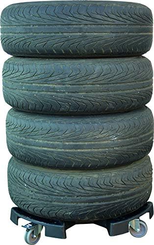 KUNZER 7FR01.1 Felgen- und Reifenrangierer - Rollbrett mit max. 136kg Tragkraft - B/H 640 x 110 mm -