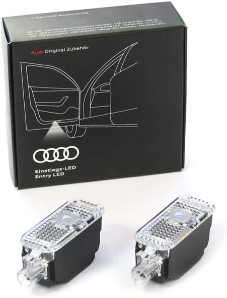 Audi 4G0052133M Einstiegsleuchten LED Einstiegsbeleuchtung Projektor Projektion Türleuchten, mit Vor