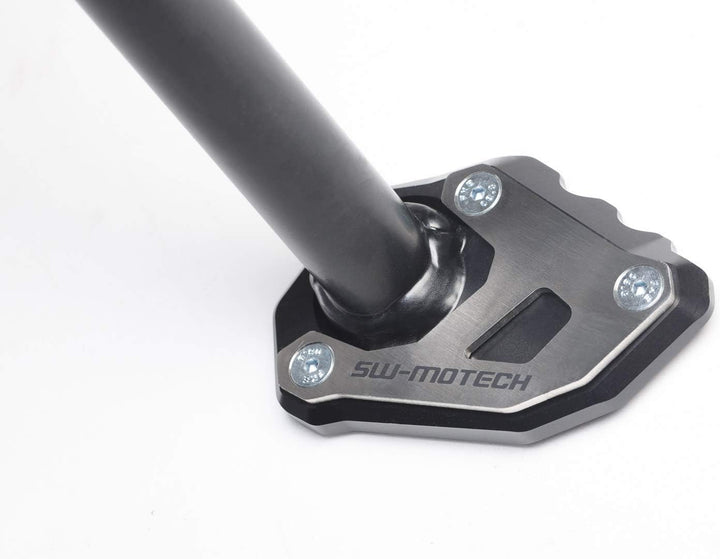 SW-MOTECH Seitenständerfuss-Verbreiterung, Schwarz/Silbern für KTM 1050/1090/1190 Adv,1290 Sadv