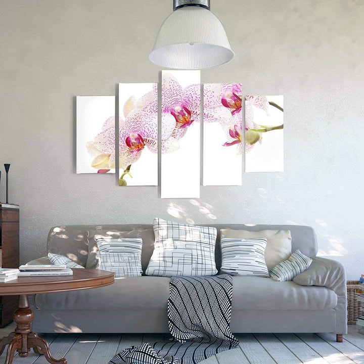 Feeby Frames, Leinwandbild, Bilder, Wand Bild - 5 Teile - Wandbilder, Kunstdruck, 250x120 cm, Typ A,