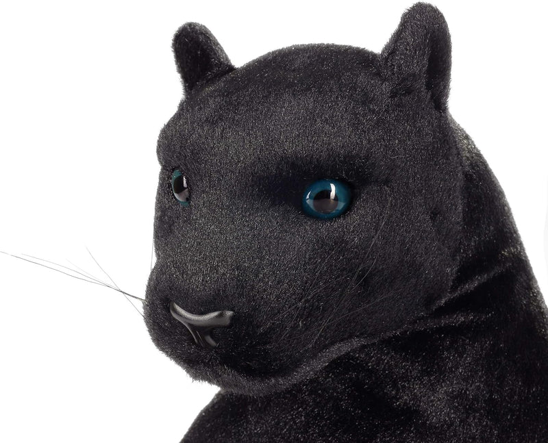 BRUBAKER Panther Plüschtier 45 cm liegend - Stofftier Kuscheltier - Raubkatze Schwarz