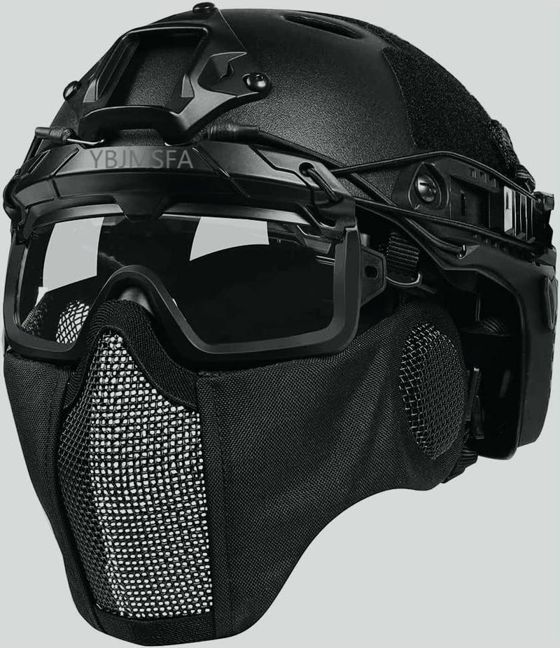 Airsoft Schnelle Helme Airsoft Mesh Maske, Halbgesicht Mesh Masken Und Taktische Anti Nebel Sicherhe