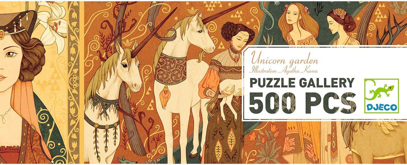 Djeco Puzzle 500 Einhorn Garten