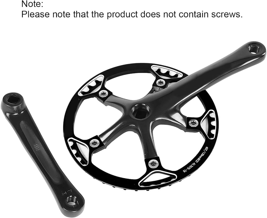 Dioche Speed Kurbelgarnitur, Fahrrad Kurbelgarnitur 170mm Fahrrad Kettenblatt Kettenblatt 45T 47T Sc