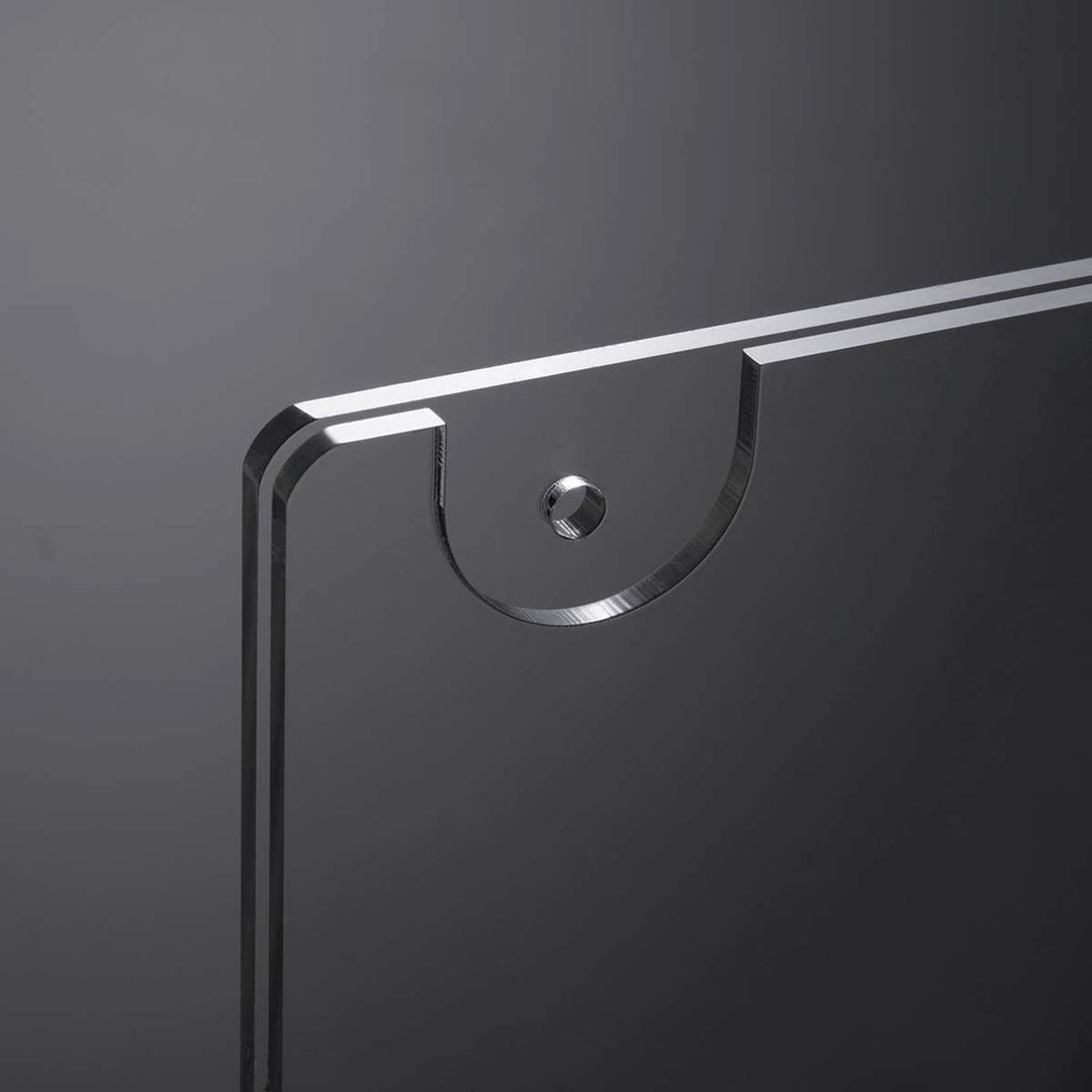 HIIMEI Mehrweg Plakattasche DIN A4 Werbedisplay, 6er A4 Acrylglas Posterhalter/Werbeschilder, Transp