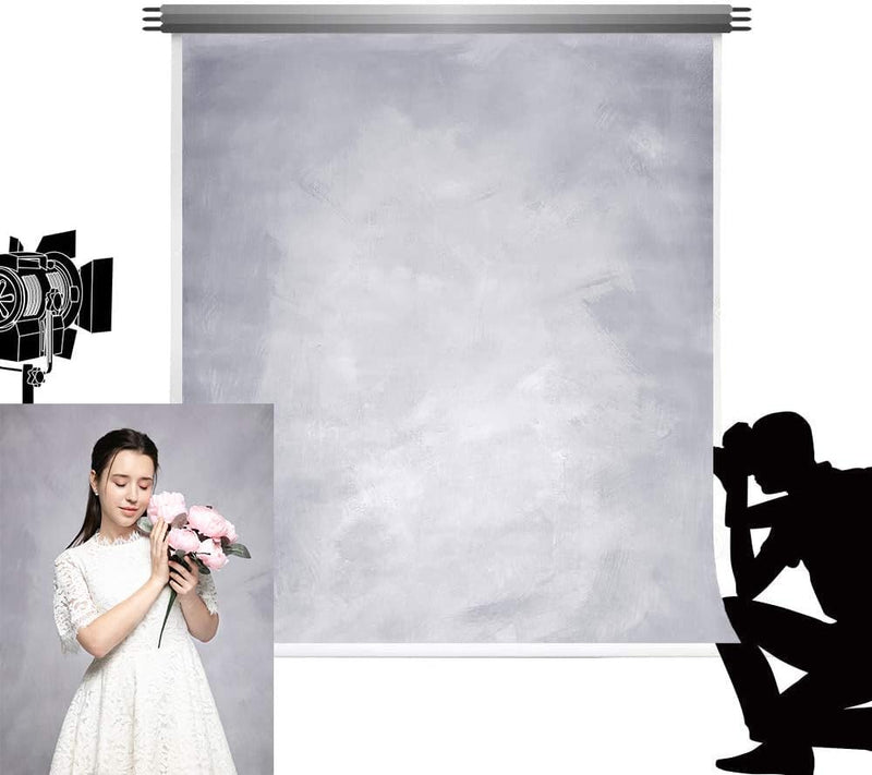 Kate 2,5x2,5m Fotografie Hintergründe Graue Foto Hintergründe Mikrofaser Textur Porträt Hintergrund