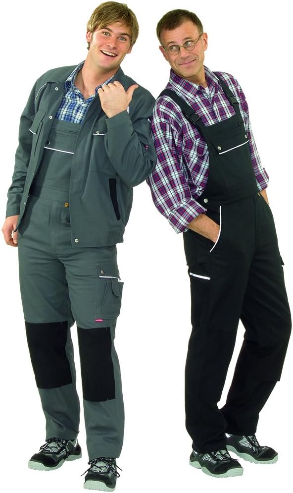 Planam 2113064 Canvas 320 Bundjacke, Grau/Schwarz, Grösse 64
