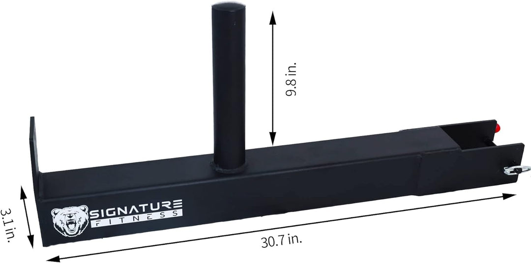 Signature Fitness SF-3 0,7 kg Kapazität 7,6 x 7,6 cm Power Cage Squat Rack, inklusive J-Haken und Si