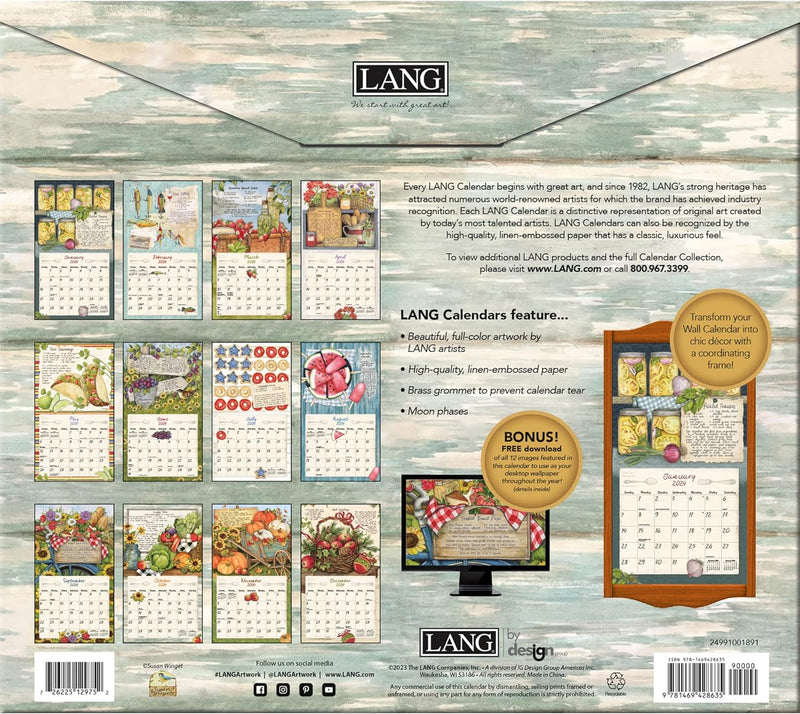 LANG American Kitchen 2024 Wandkalender (24991001891), 2024