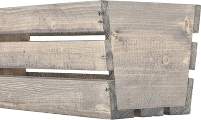 KOTARBAU® Blumenkasten Kräuterkasten aus Holz Langer Balkon-Blumenkasten 600x180x150 mm Grau Grau 60