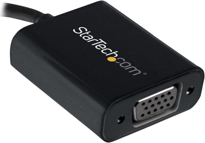 StarTech.com USB-C auf VGA Adapter - USB Typ-C zu VGA Video Konverter VGA Schwarz, VGA Schwarz