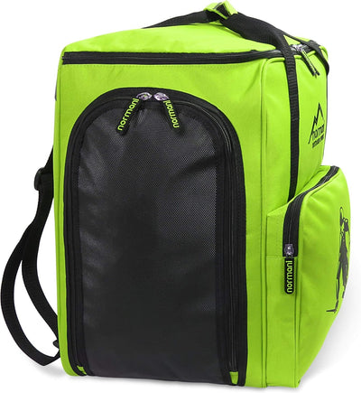 normani Skischuhtasche mit separatem Helmfach und Rucksackfunktion Alpine DEPO Lime 53 Liter, Lime 5