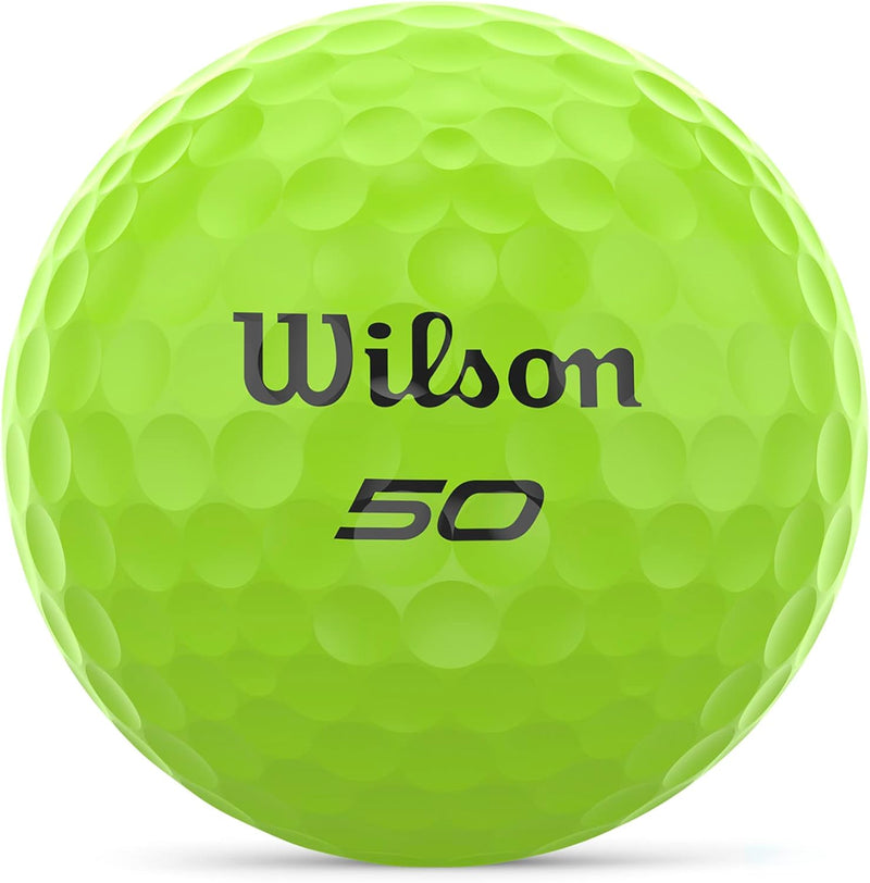 WILSON Fifty Elite Golfbälle, 12 Stück Grün, Grün